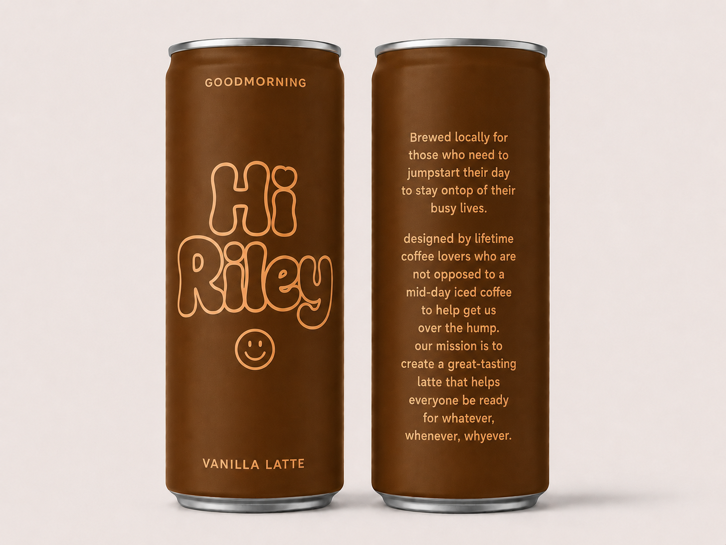 HI RILEY Vanilla Latte product can